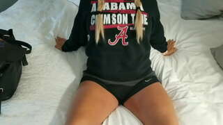 Buatan sendiri blonde isteri tunggangan yang cock