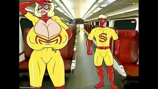 ���ந்திக்க மற்றும் செக்ஸ் சூப்பர் கதாநாயகி Hijinks 1 பகுதி 1