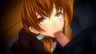 Busty hentai කෙල්ලේ තමන් වෙත ඇද ගැනීමේ හැකියාවක් කුකුළා වෙමින් එක්ක නිදාගත්තා දැඩි මෝඩයෙක්